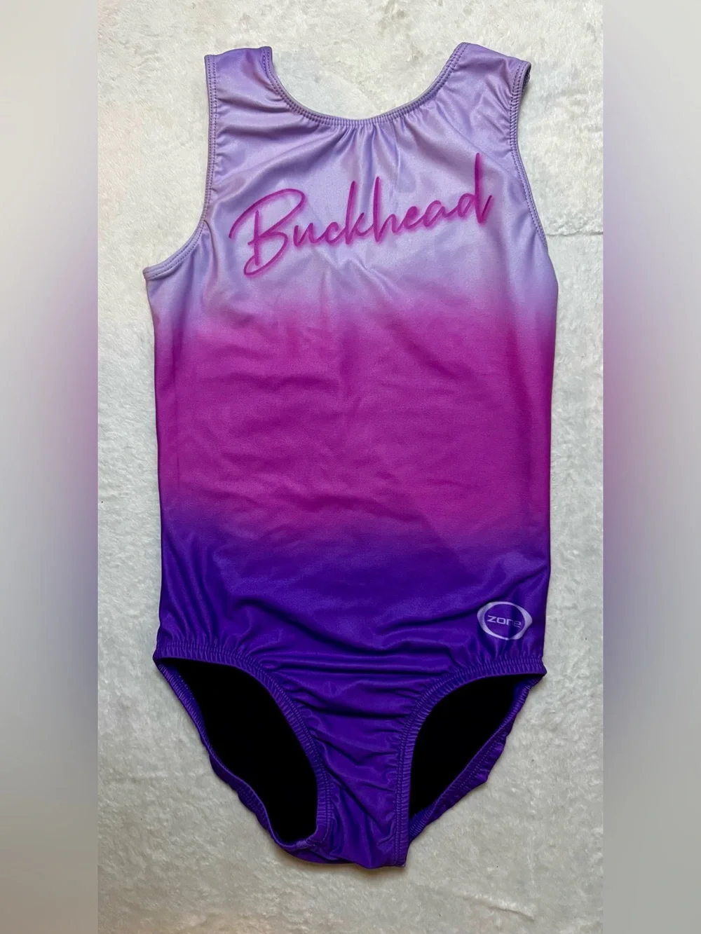 Youth Large Gradient Purple Zone Gymnastics Leotard